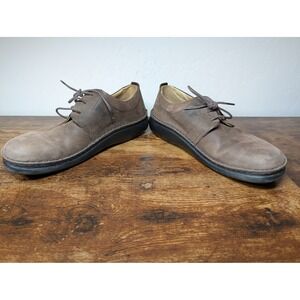 Footprints‎ by Birkenstock Mens 41 Brown Leather Lace Up Oxford Shoes Germany